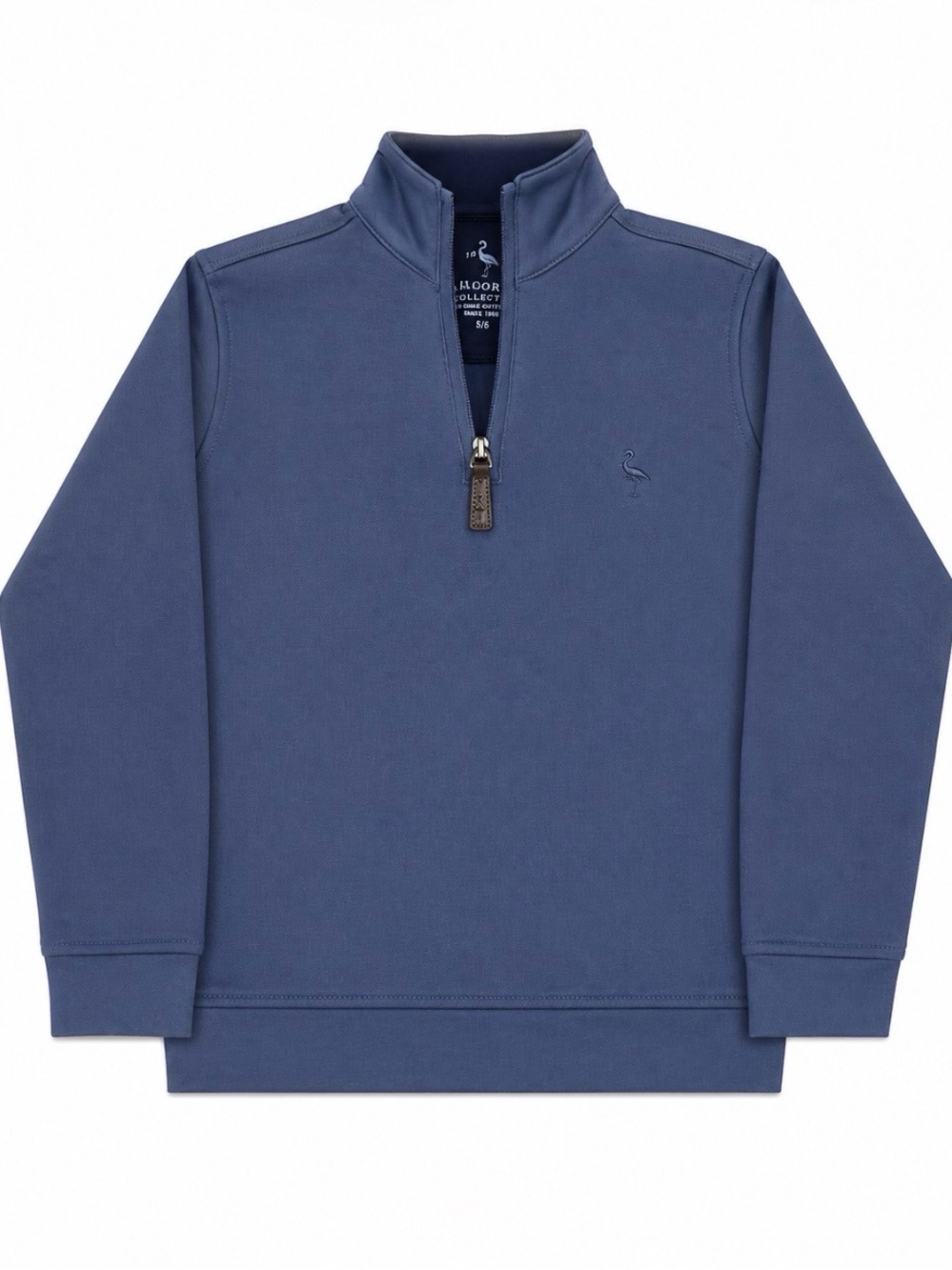 Tailorbyrd Boys Half-Zip Sweater in Slate Blue EUC